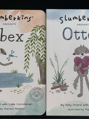 Slumberkins Otter and Ibex Board Book